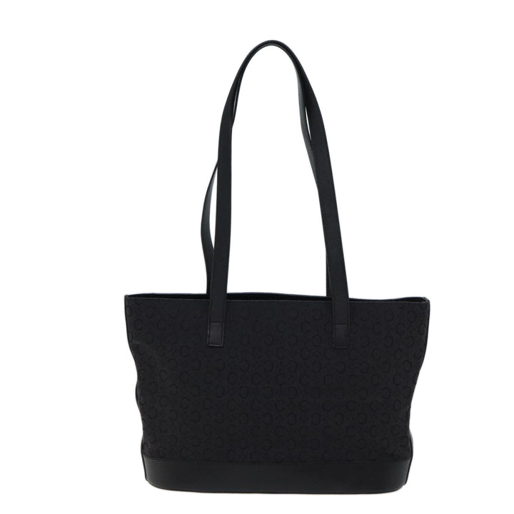 Celine C Macadam Canvas Tote Bag Black Auth mr122