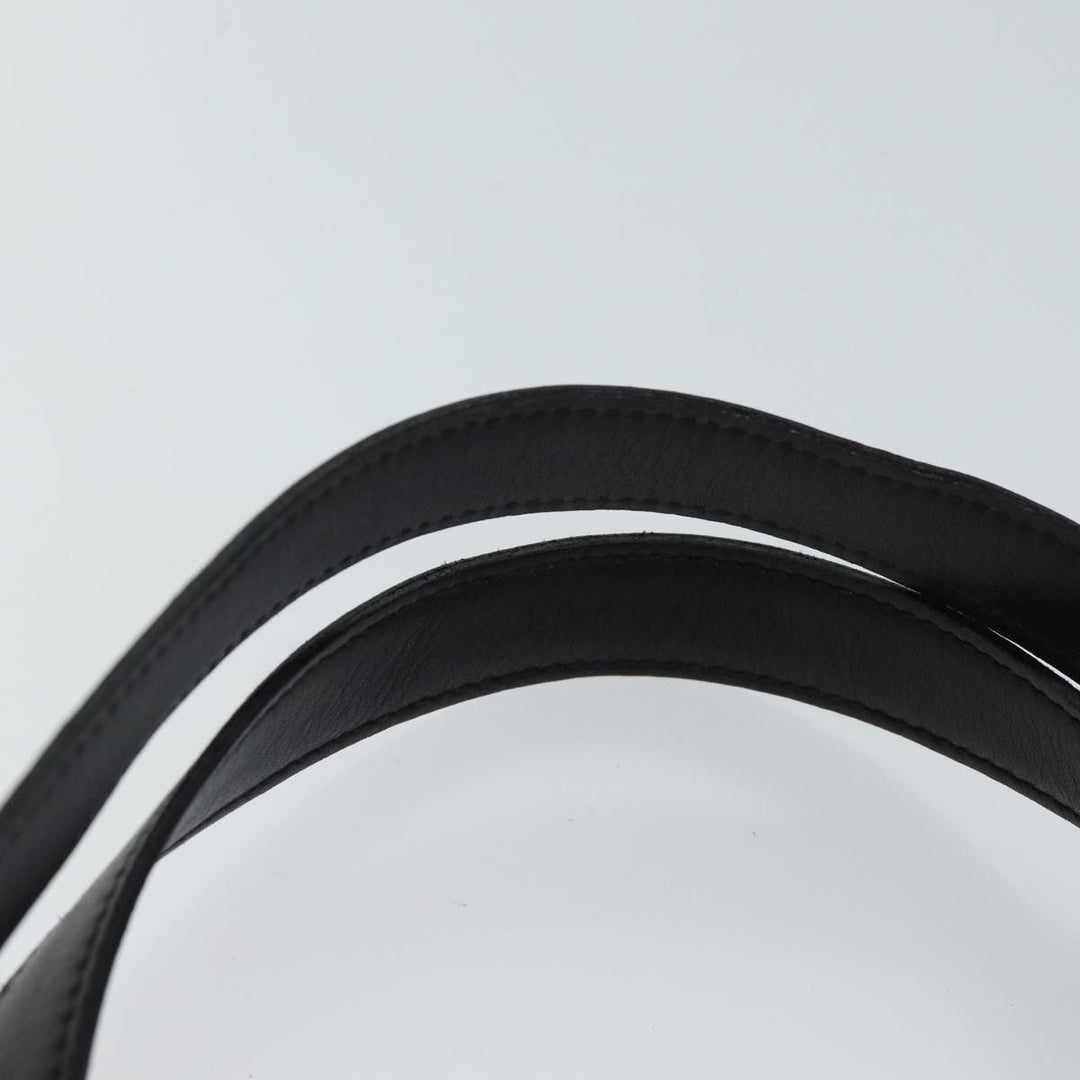 Celine C Macadam Canvas Tote Bag Black Auth mr122