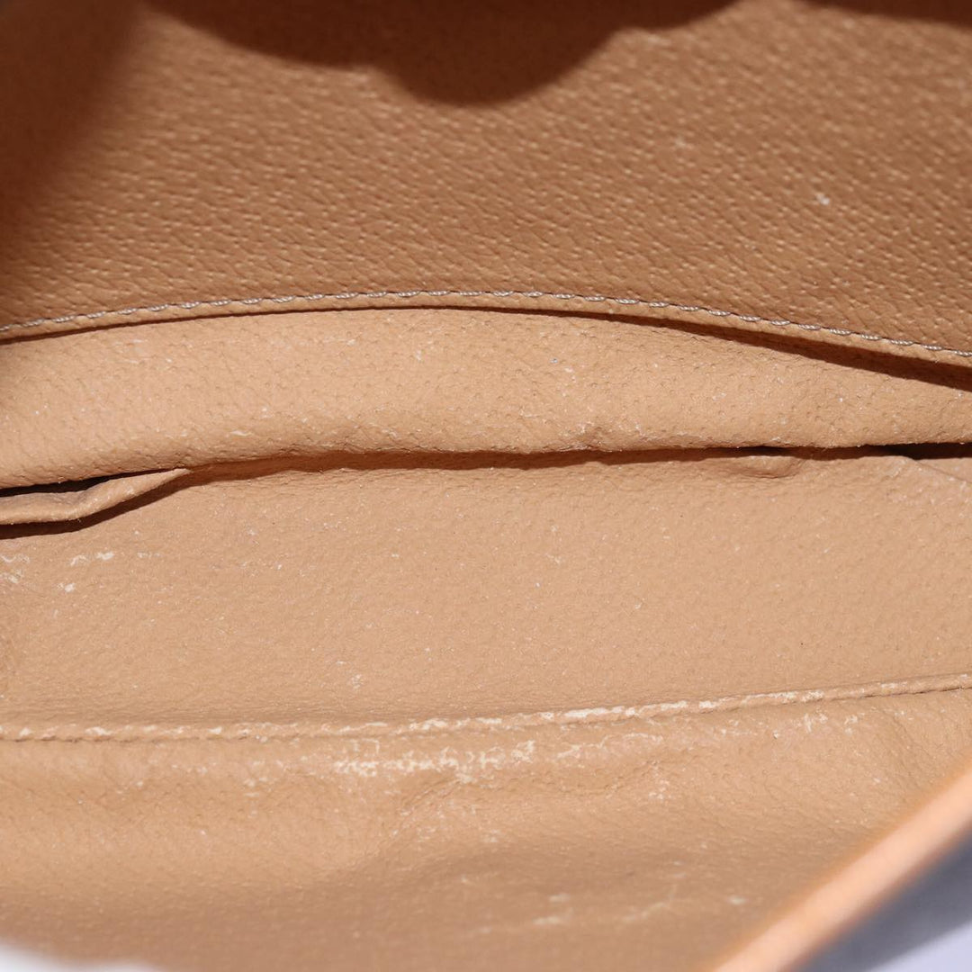 Celine Macadam Canvas Shoulder Bag PVC Brown Auth mr169