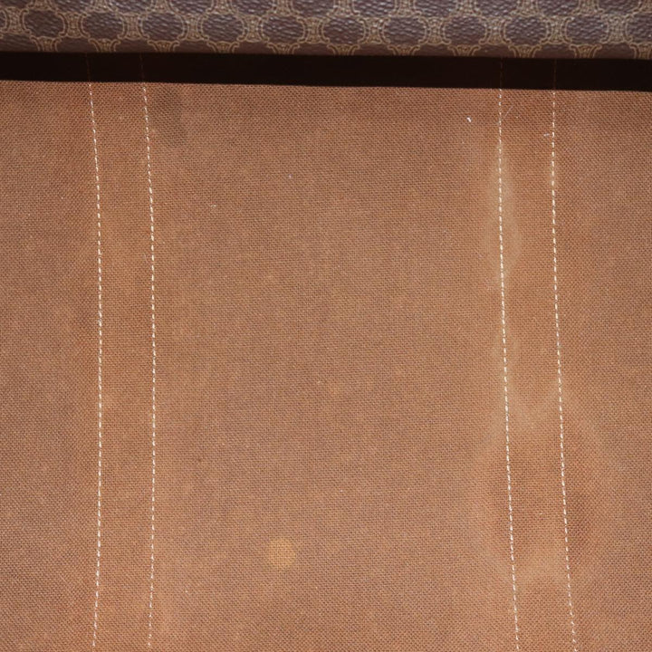 Celine Macadam Canvas Boston Bag PVC Brown Auth mr172