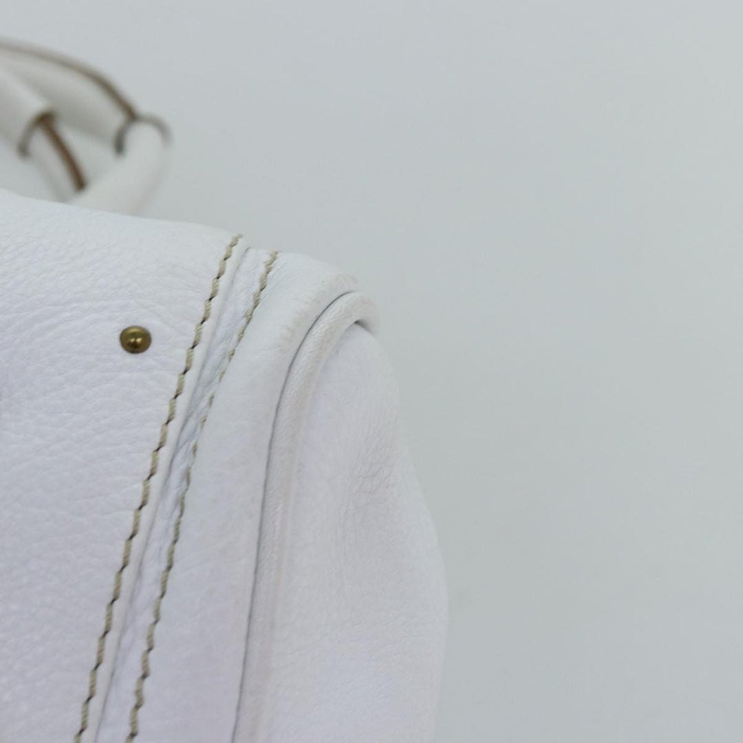 Chloe Paddington Hand Bag Leather White mr196