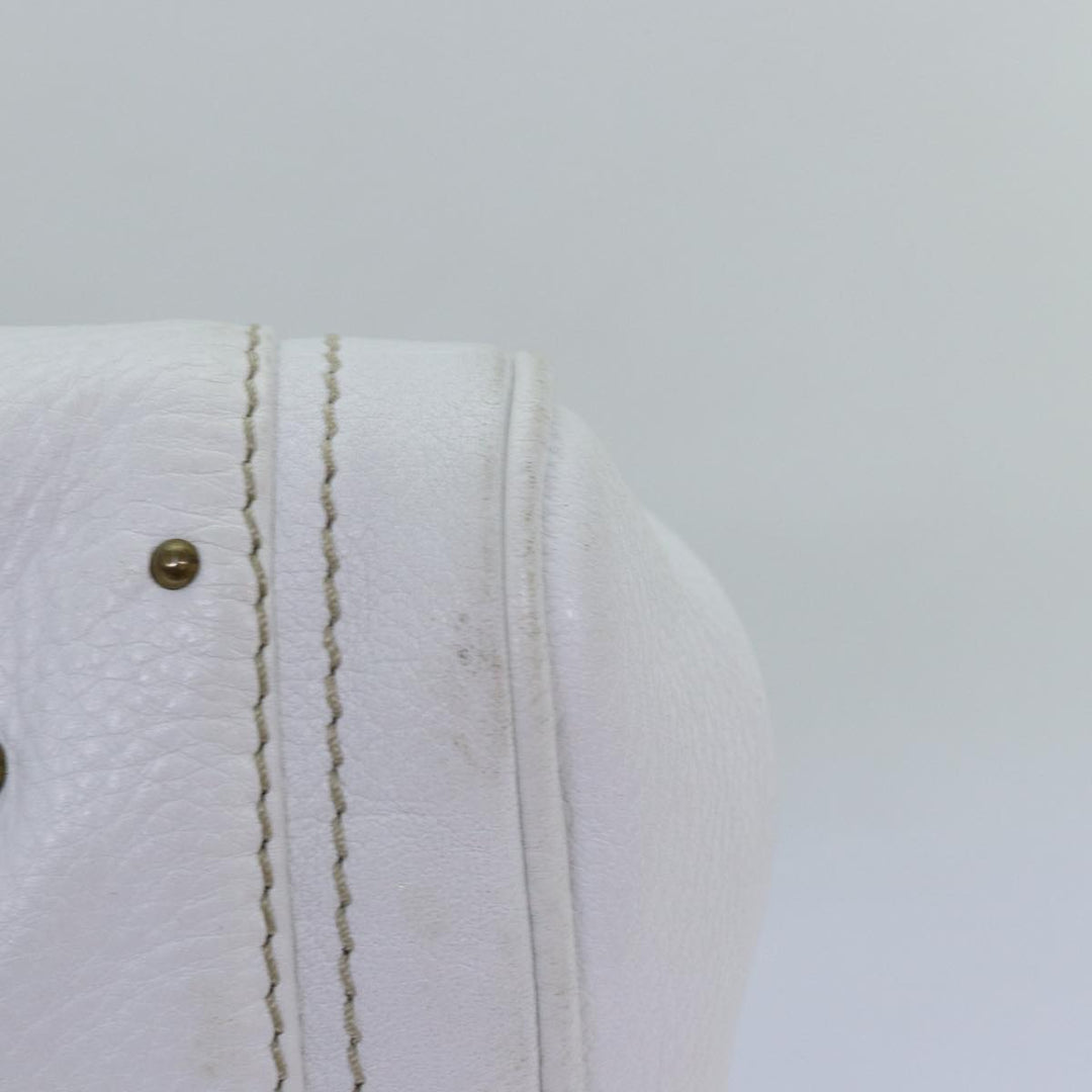 Chloe Paddington Hand Bag Leather White mr196