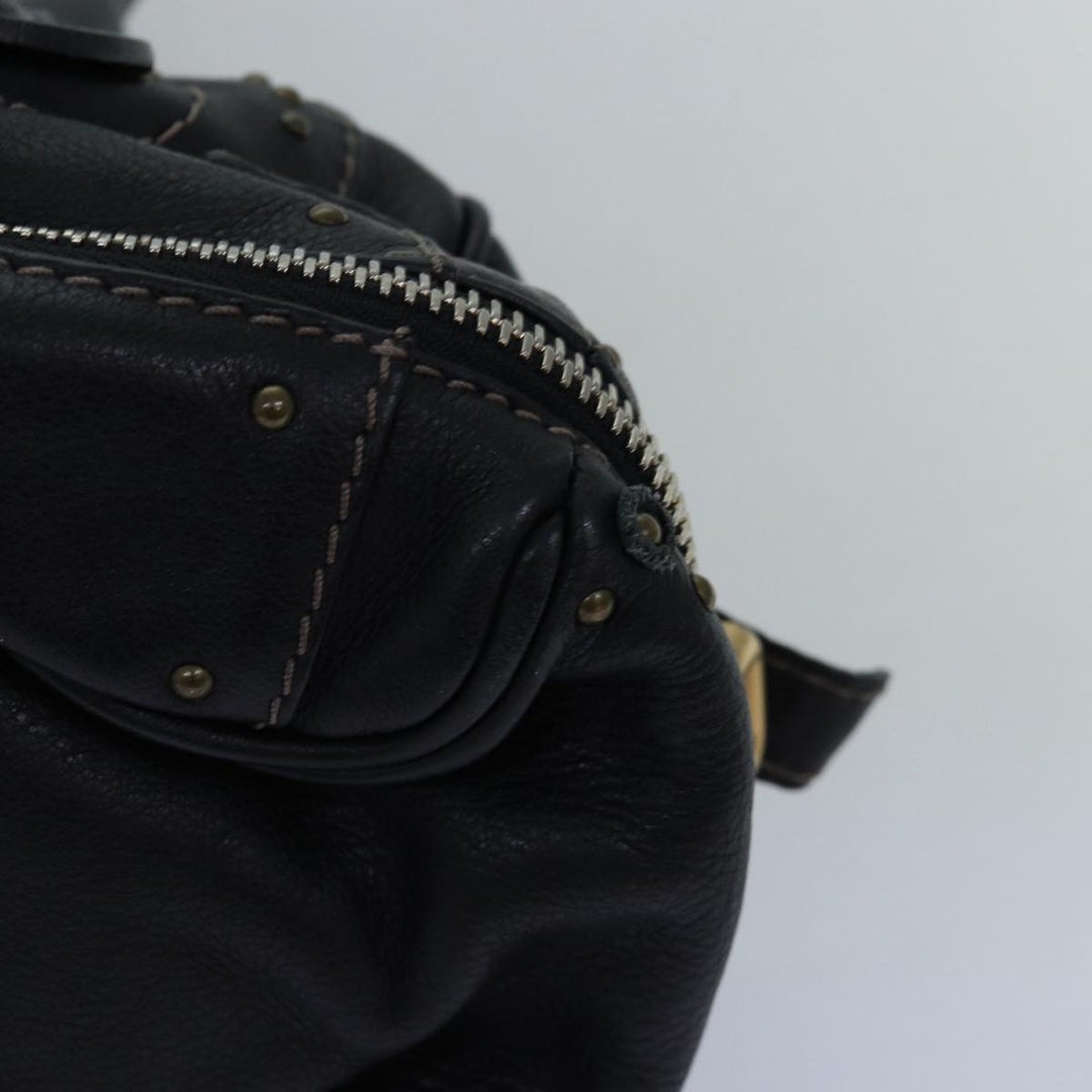 Chloe Paddington Hand Bag Leather Black mr198