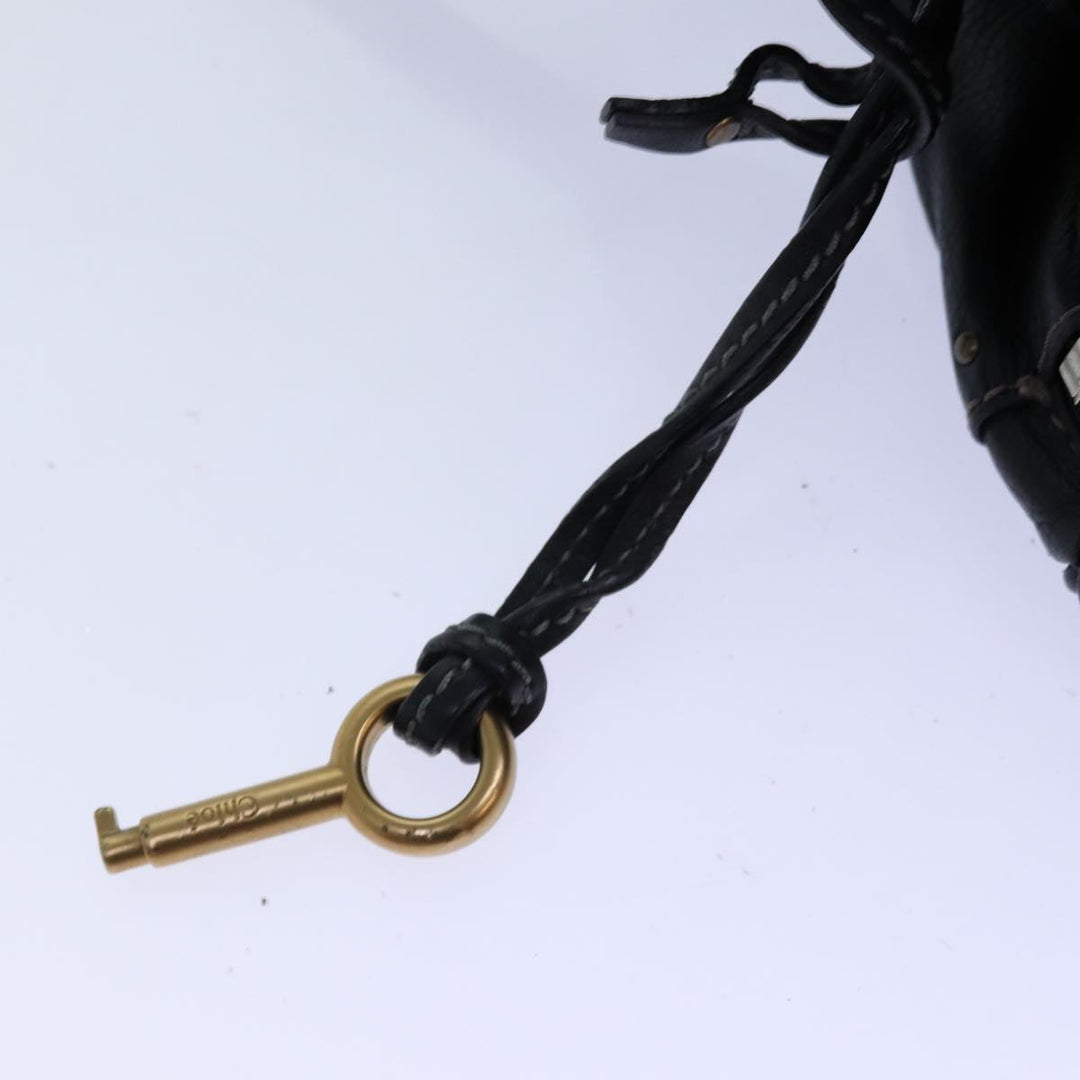 Chloe Paddington Hand Bag Leather Black mr198
