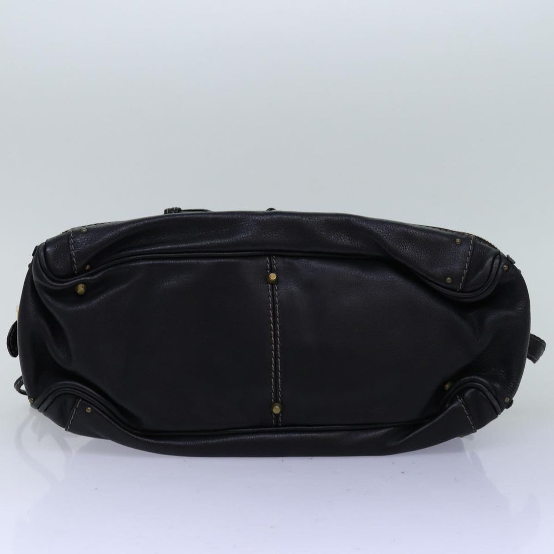 Chloe Paddington Hand Bag Leather Black mr198
