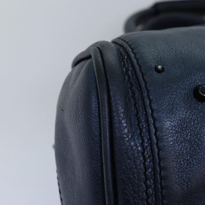 Chloe Paddington Hand Bag Leather Navy mr199
