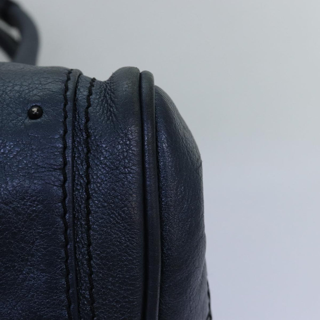 Chloe Paddington Hand Bag Leather Navy mr199