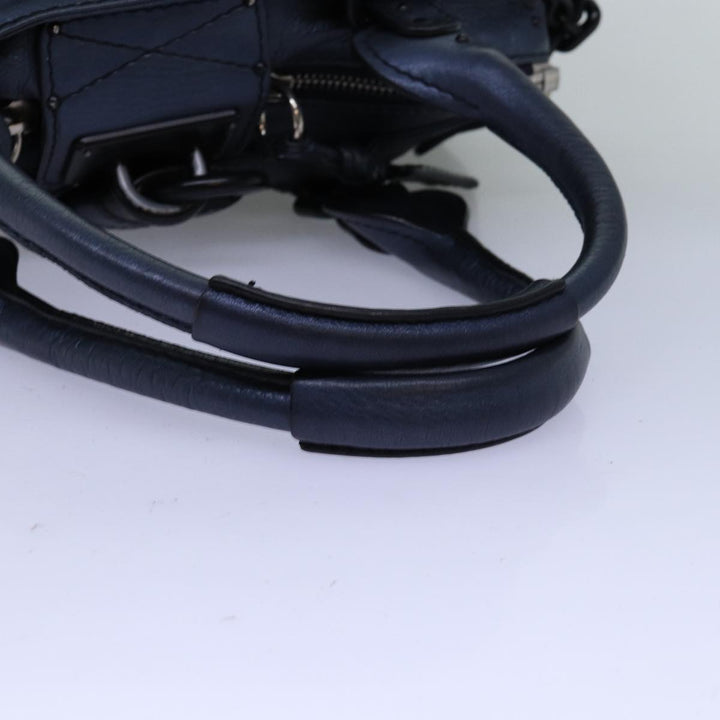 Chloe Paddington Hand Bag Leather Navy mr199