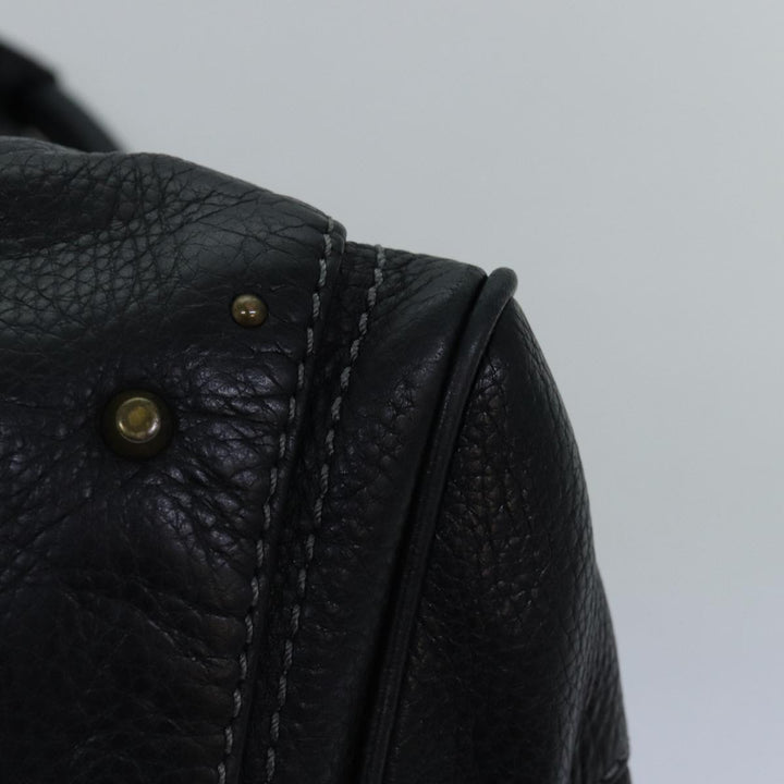 Chloe Paddington Hand Bag Leather Black mr200