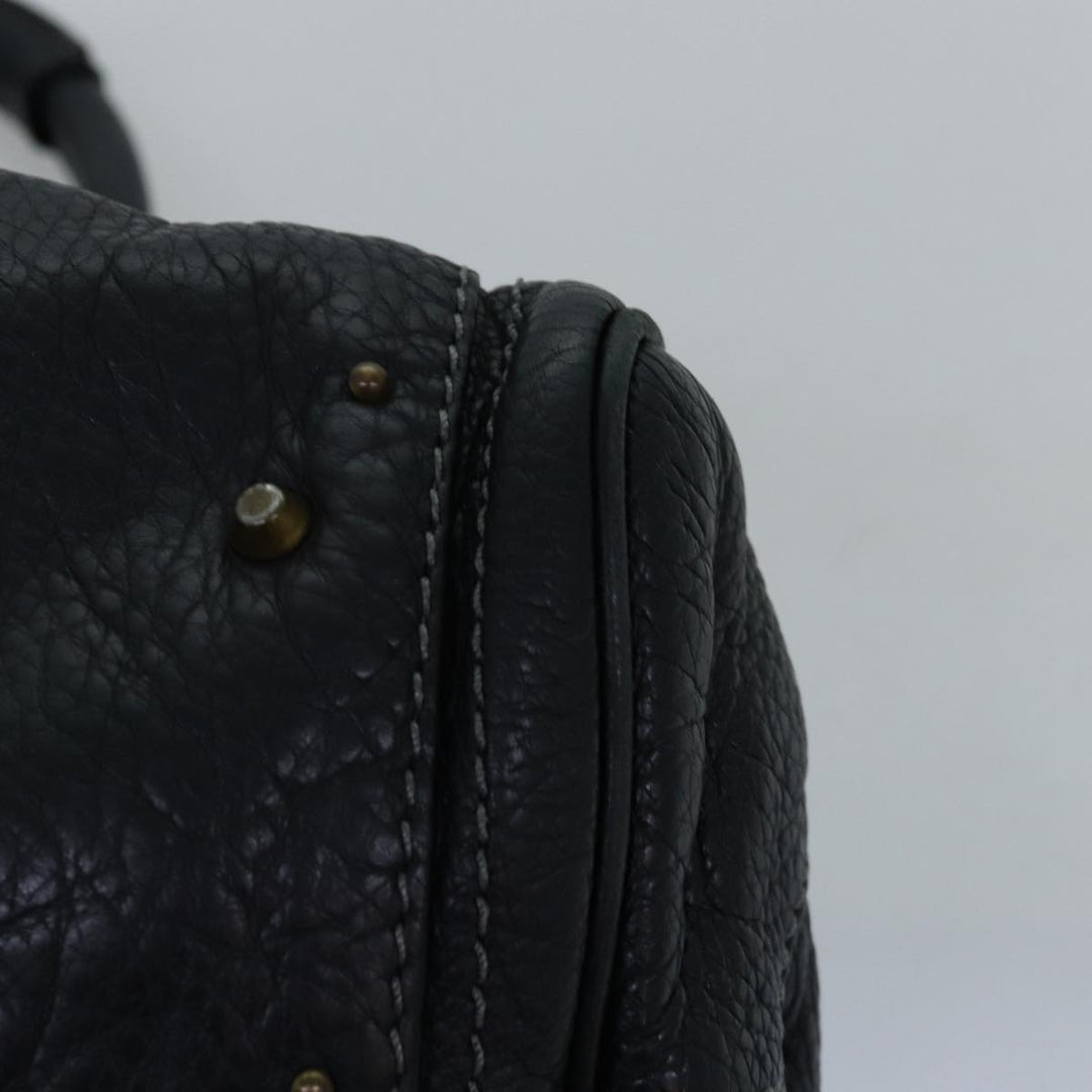 Chloe Paddington Hand Bag Leather Black mr200