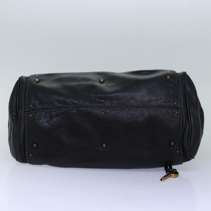 Chloe Paddington Hand Bag Leather Black mr200