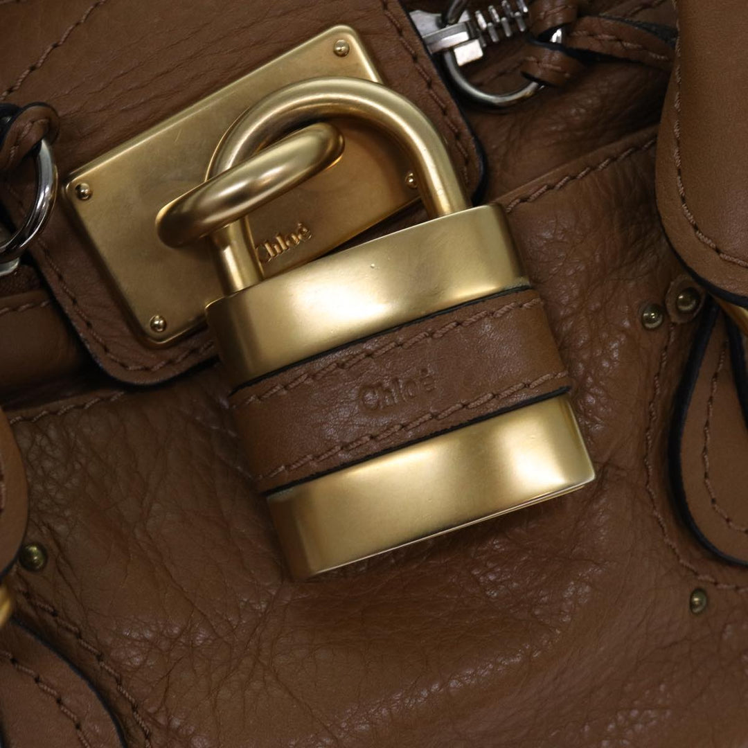 Chloe Paddington Hand Bag Leather Brown mr201