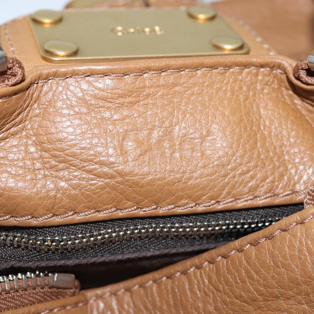 Chloe Paddington Hand Bag Leather Brown mr201