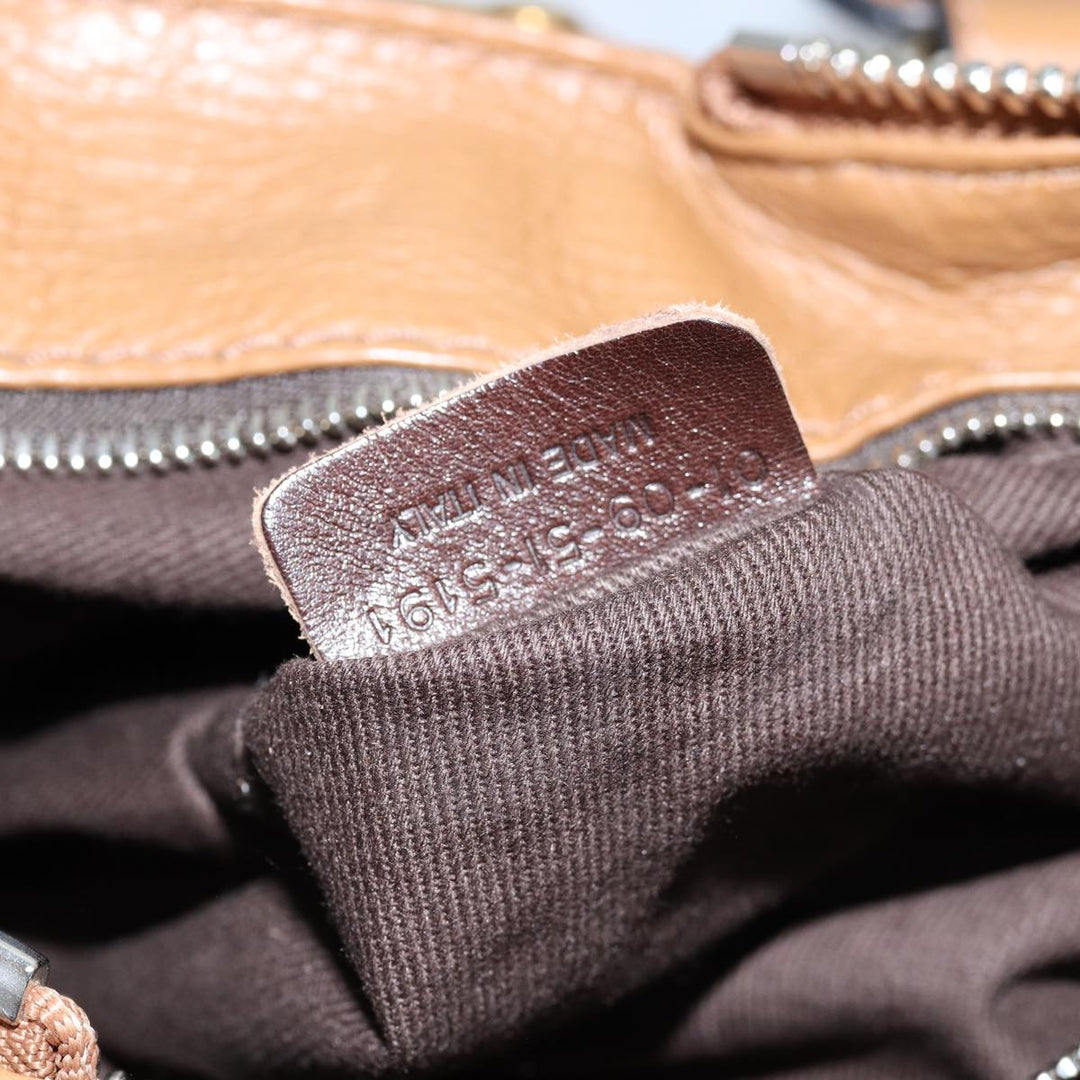 Chloe Paddington Hand Bag Leather Brown mr201
