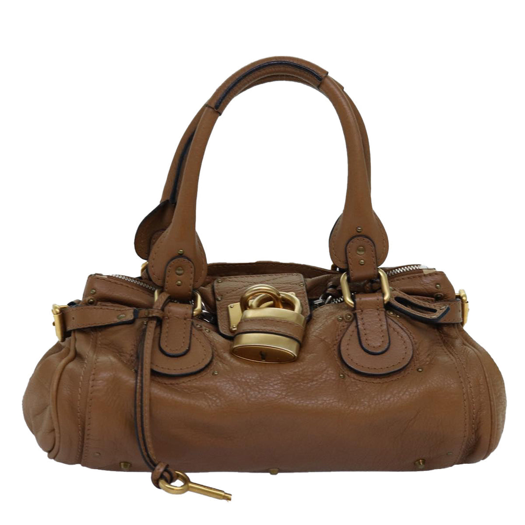 Chloe Paddington Hand Bag Leather Brown mr201