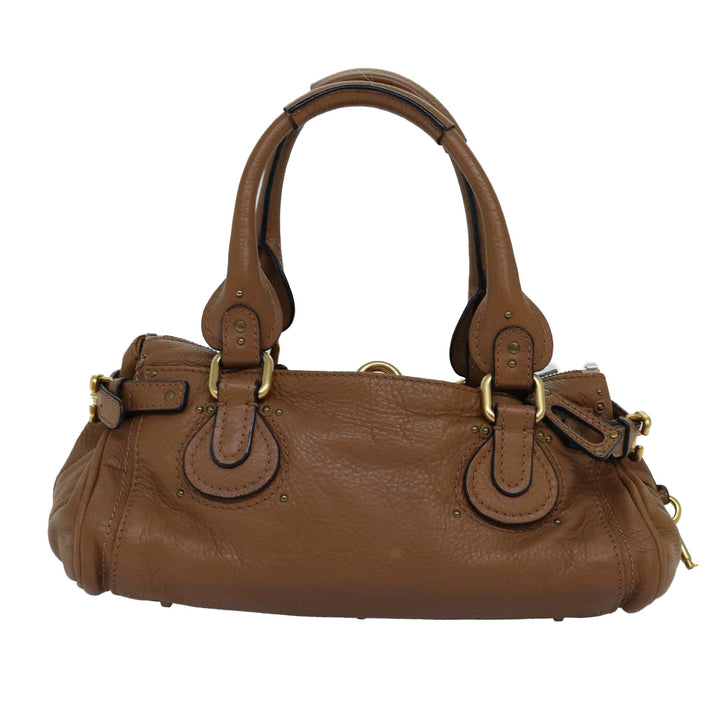 Chloe Paddington Hand Bag Leather Brown mr201