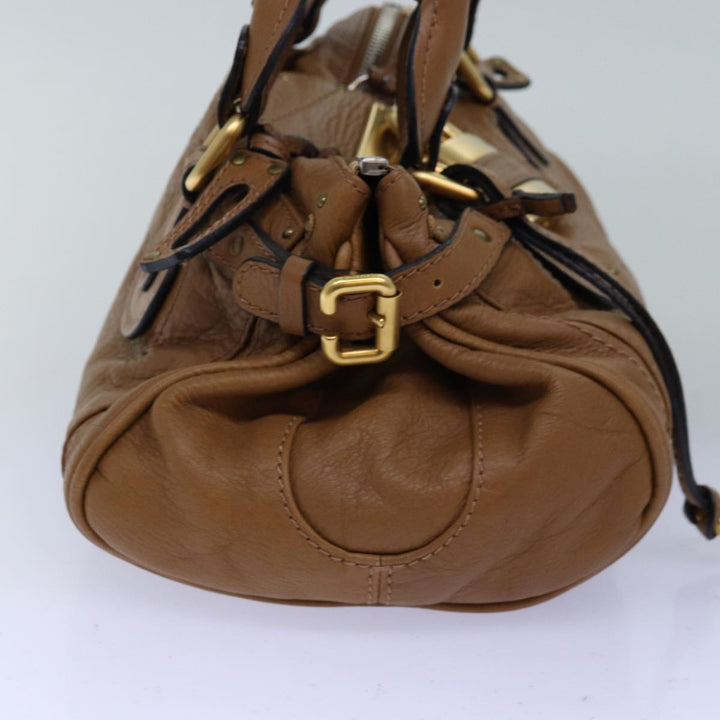 Chloe Paddington Hand Bag Leather Brown mr201