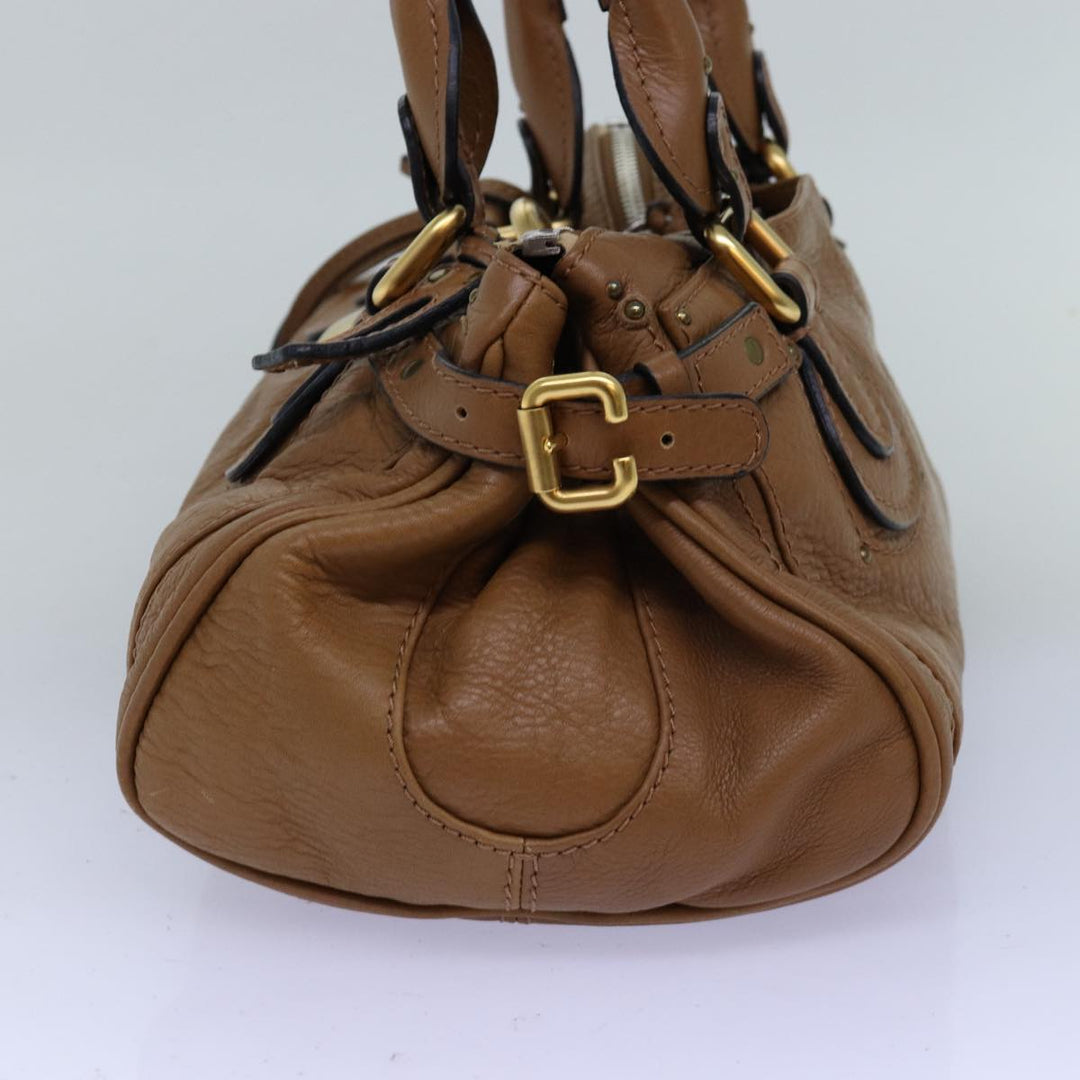 Chloe Paddington Hand Bag Leather Brown mr201