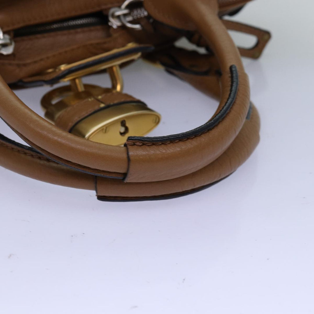 Chloe Paddington Hand Bag Leather Brown mr201