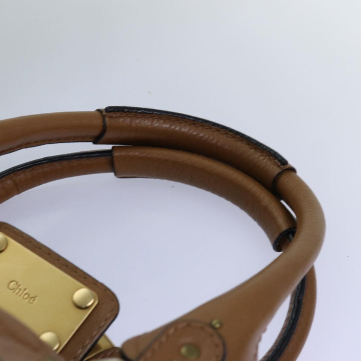 Chloe Paddington Hand Bag Leather Brown mr201