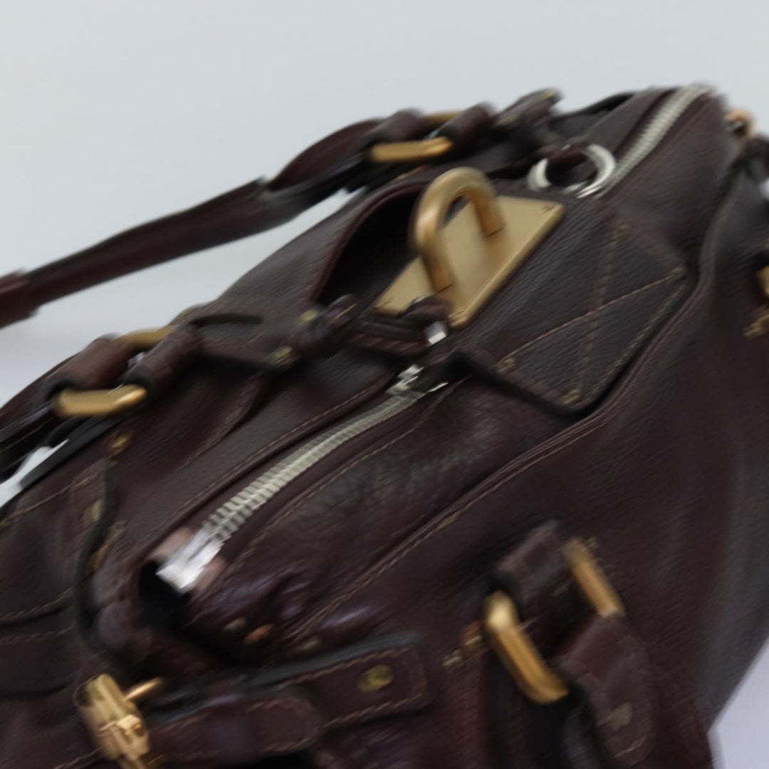 Chloe Paddington Hand Bag Leather Brown mr203