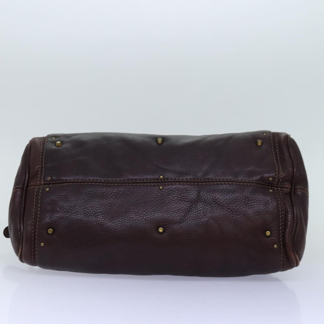 Chloe Paddington Hand Bag Leather Brown mr203
