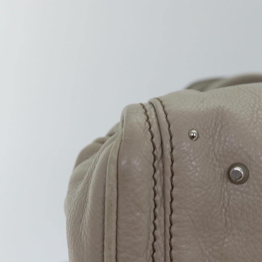 Chloe Paddington Hand Bag Leather Ivory mr225