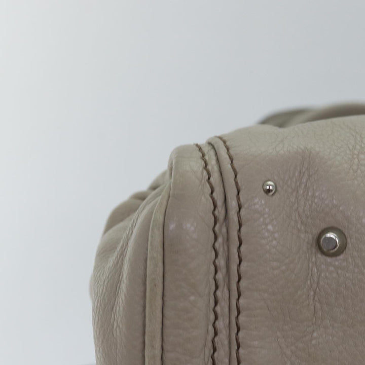 Chloe Paddington Hand Bag Leather Ivory mr225