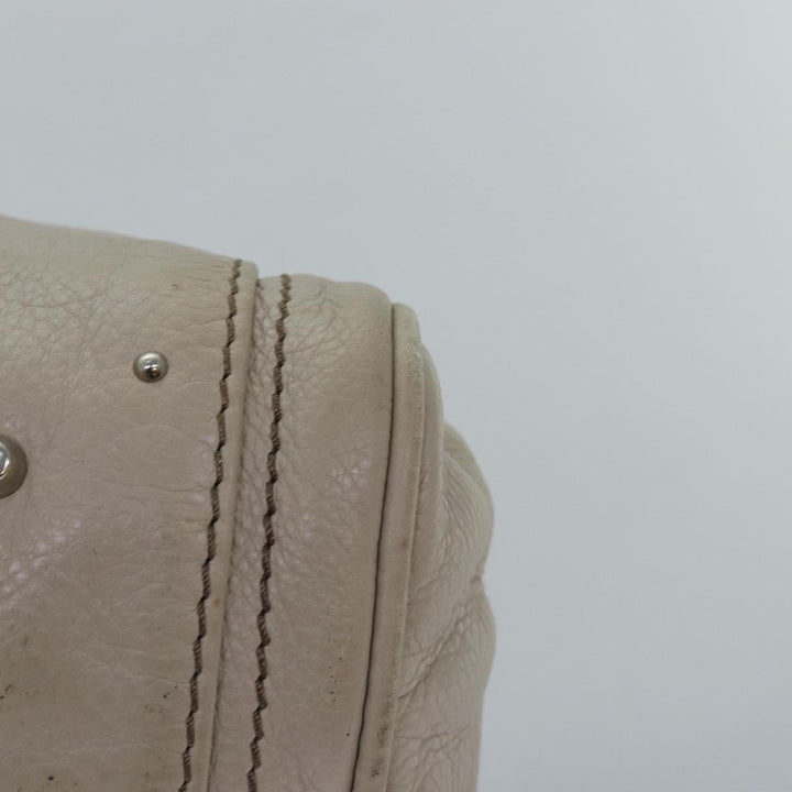Chloe Paddington Hand Bag Leather Ivory mr225