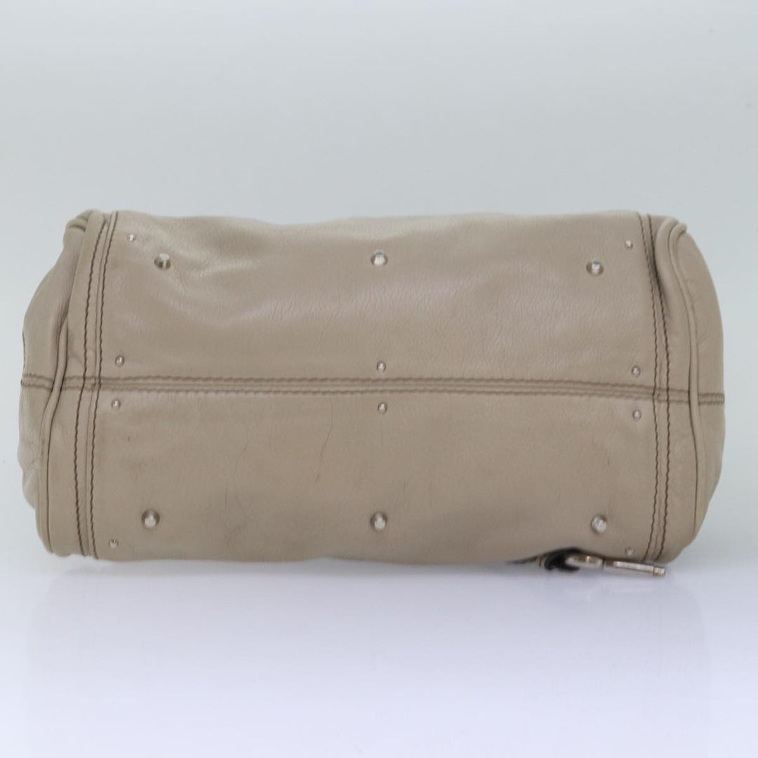 Chloe Paddington Hand Bag Leather Ivory mr225