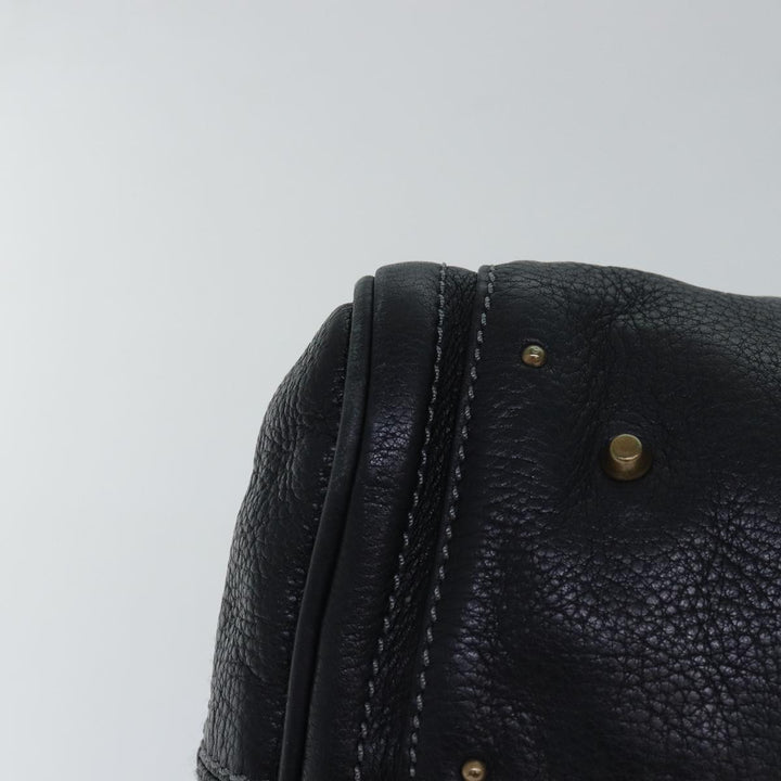 Chloe Paddington Hand Bag Leather Black mr299