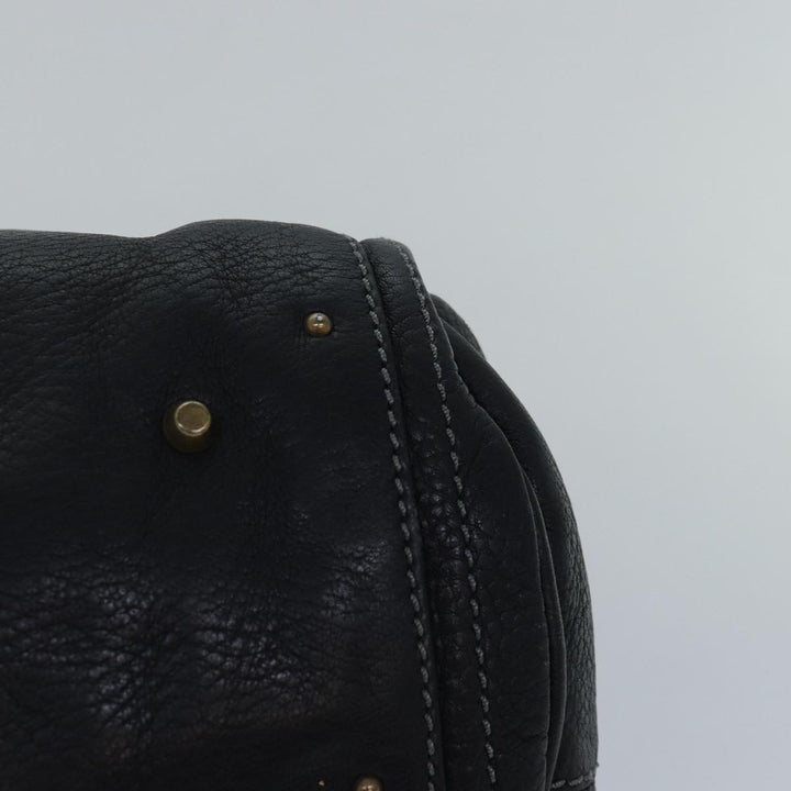 Chloe Paddington Hand Bag Leather Black mr299