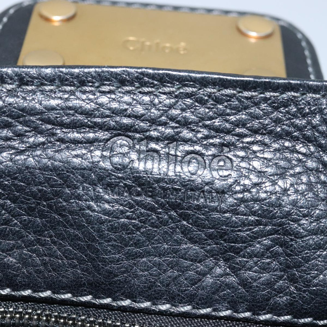 Chloe Paddington Hand Bag Leather Black mr299