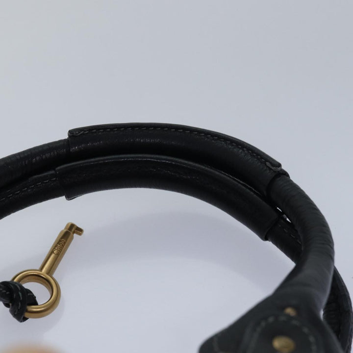 Chloe Paddington Hand Bag Leather Black mr299