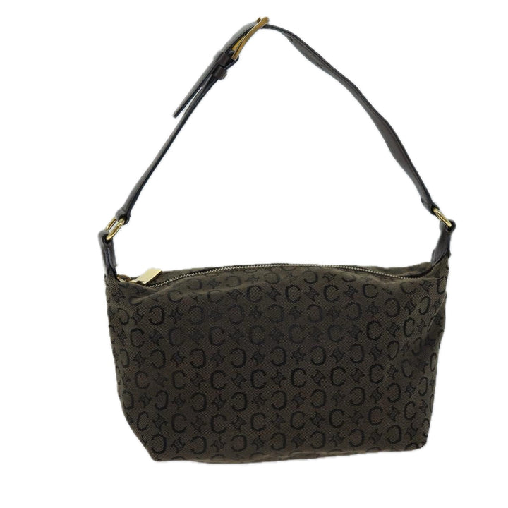 Celine C Macadam Canvas Shoulder Bag Brown Auth mr301