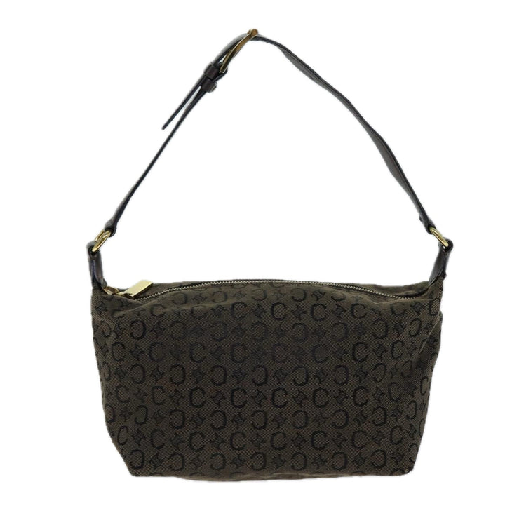 Celine C Macadam Canvas Shoulder Bag Brown Auth mr301