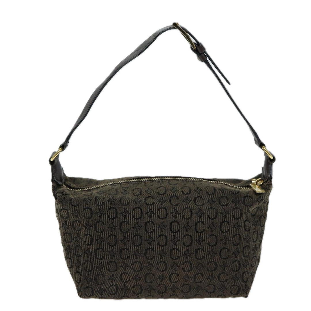 Celine C Macadam Canvas Shoulder Bag Brown Auth mr301