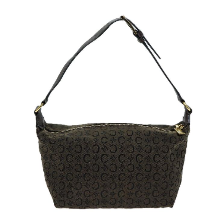 Celine C Macadam Canvas Shoulder Bag Brown Auth mr301