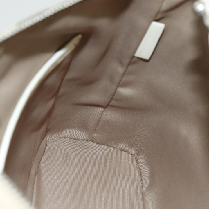 Burberry Nova Check Shoulder Bag PVC Beige Auth mr351