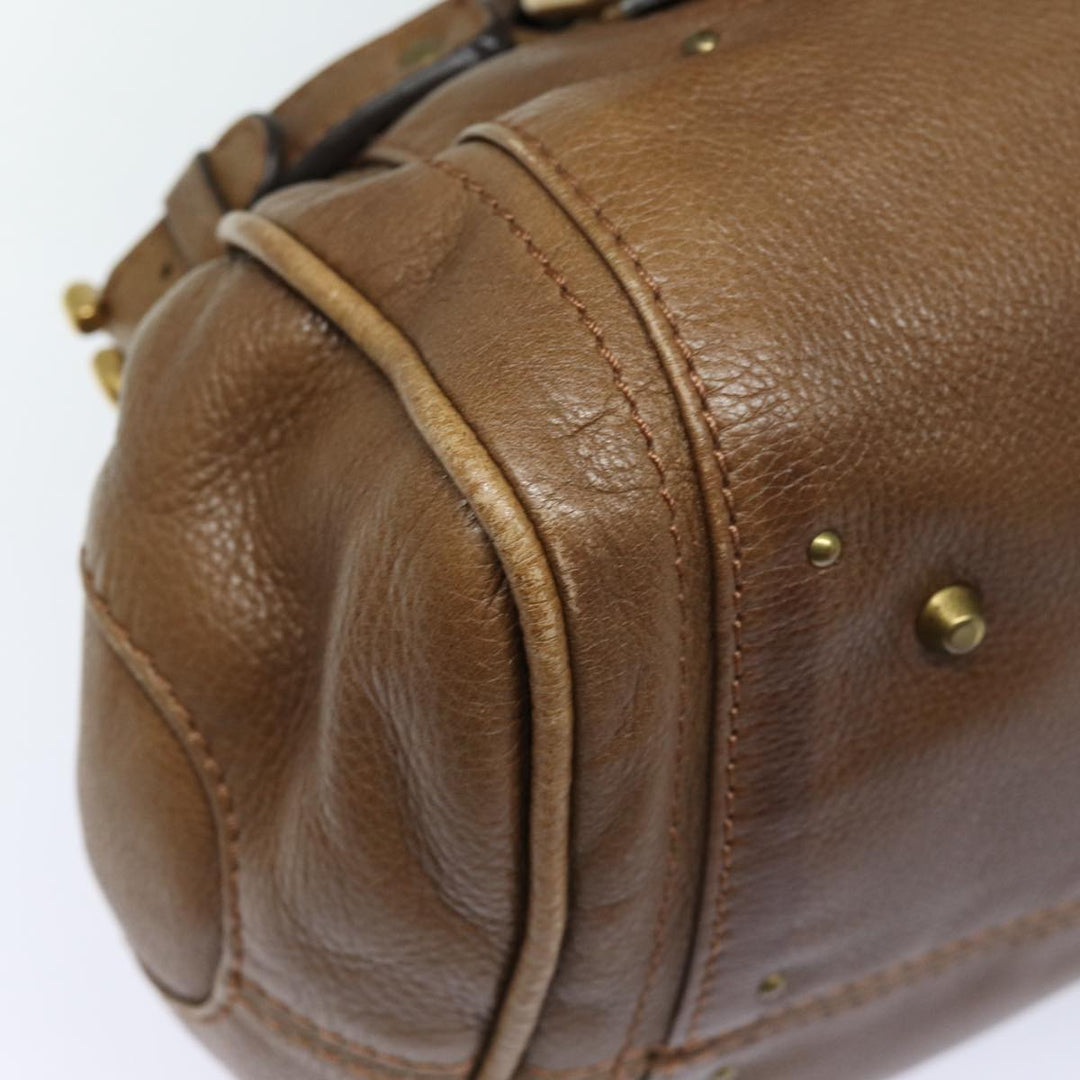 Chloe Paddington Hand Bag Leather Brown mr394