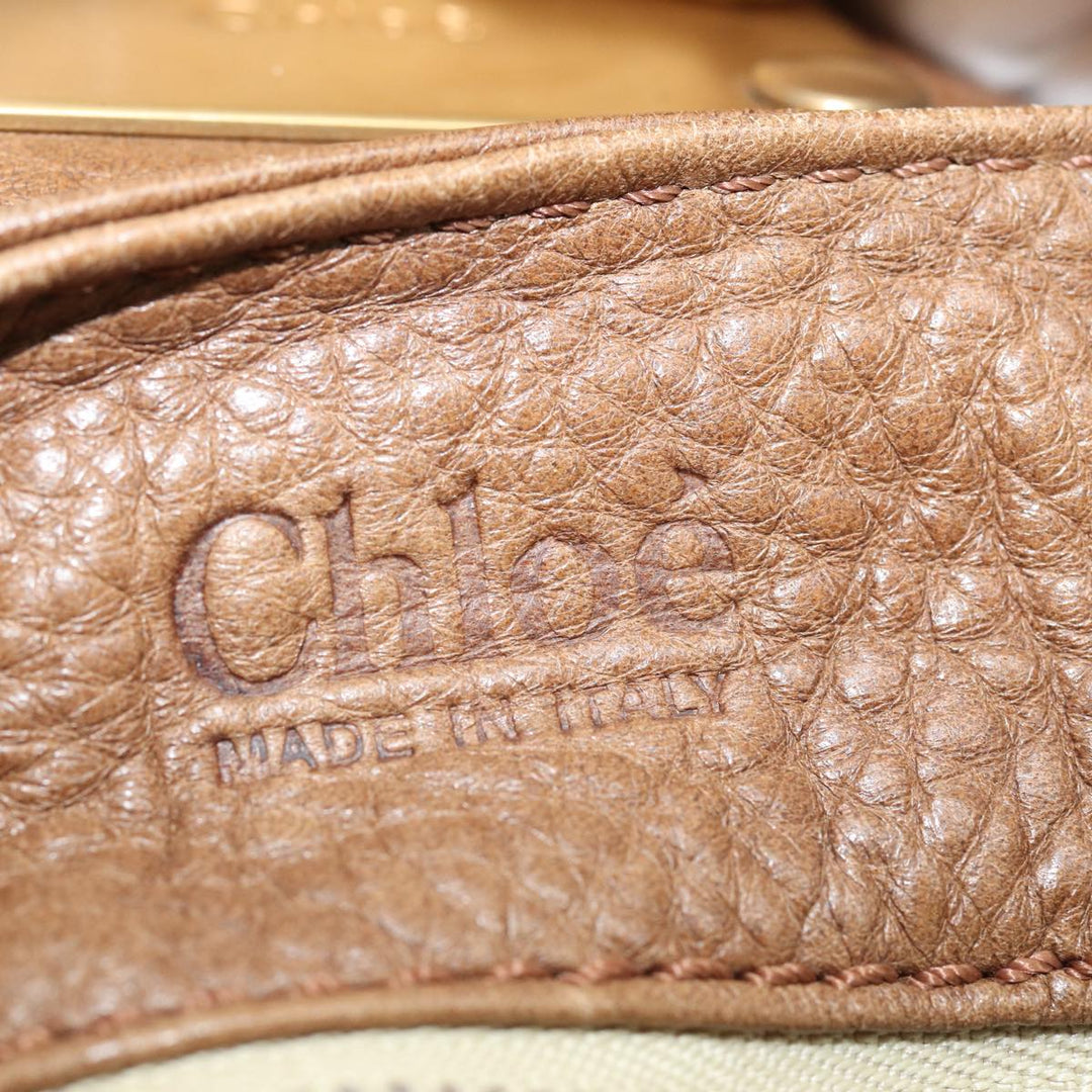 Chloe Paddington Hand Bag Leather Brown mr394