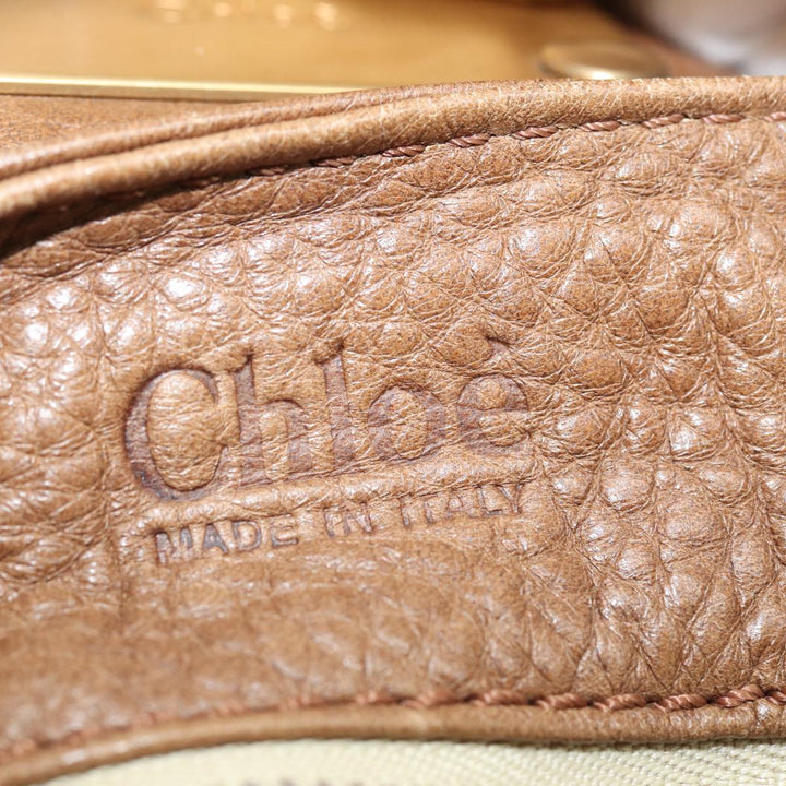 Chloe Paddington Hand Bag Leather Brown mr394