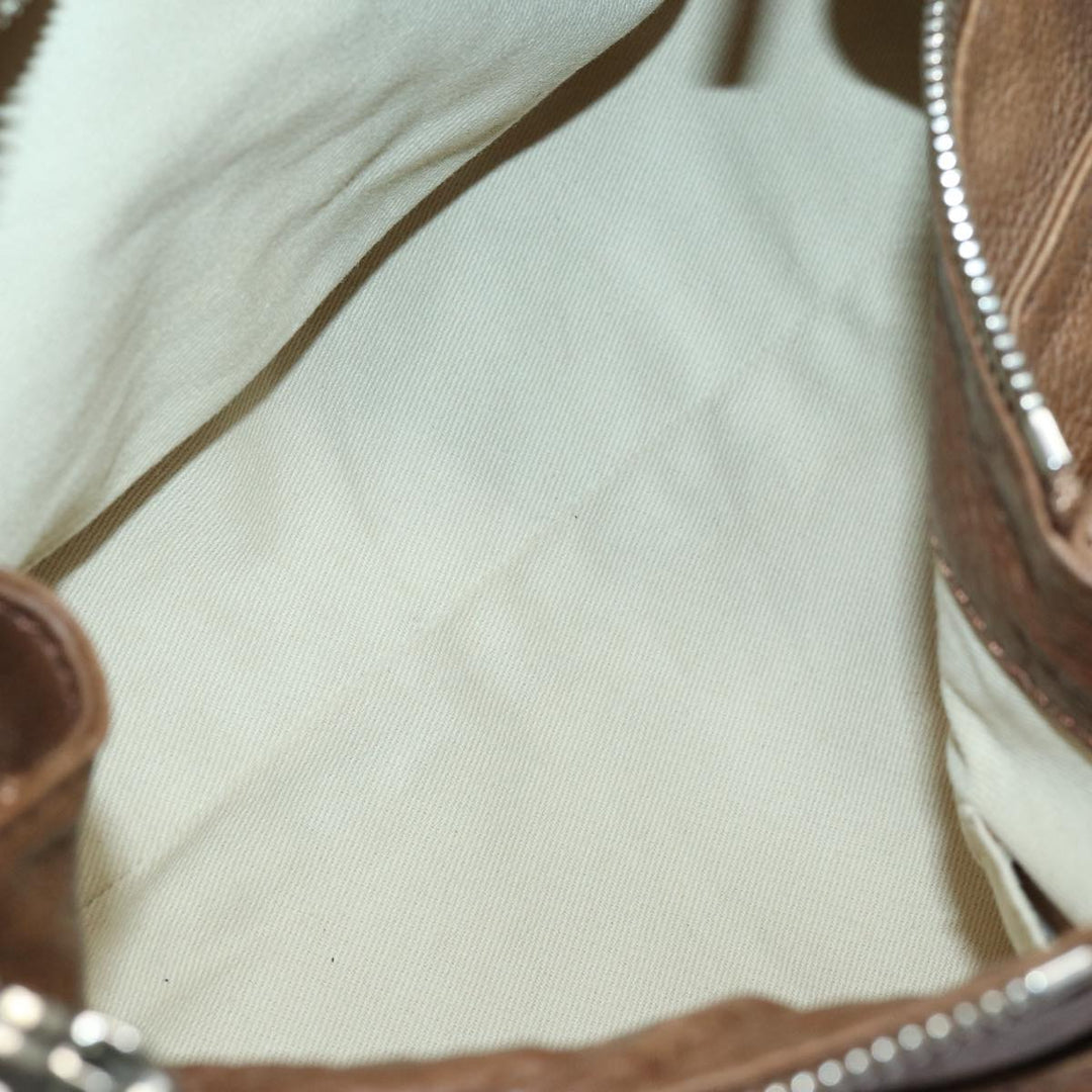 Chloe Paddington Hand Bag Leather Brown mr394
