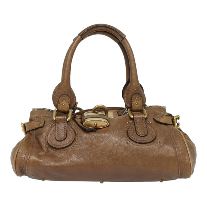 Chloe Paddington Hand Bag Leather Brown mr394