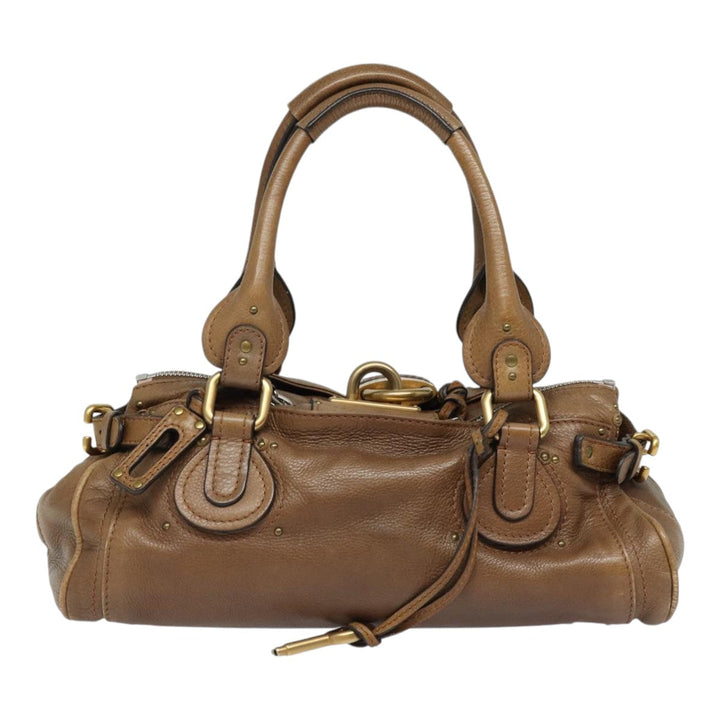 Chloe Paddington Hand Bag Leather Brown mr394