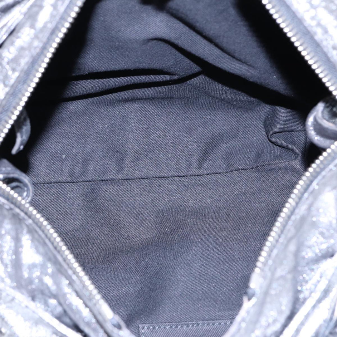 Chloe Paddington Hand Bag Leather Silver mr447