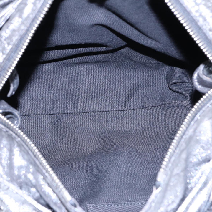 Chloe Paddington Hand Bag Leather Silver mr447
