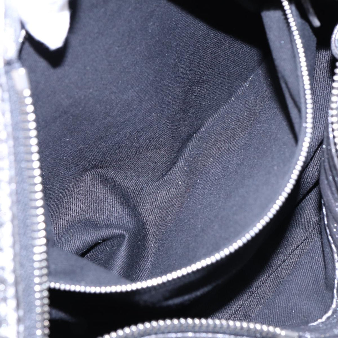 Chloe Paddington Hand Bag Leather Silver mr447