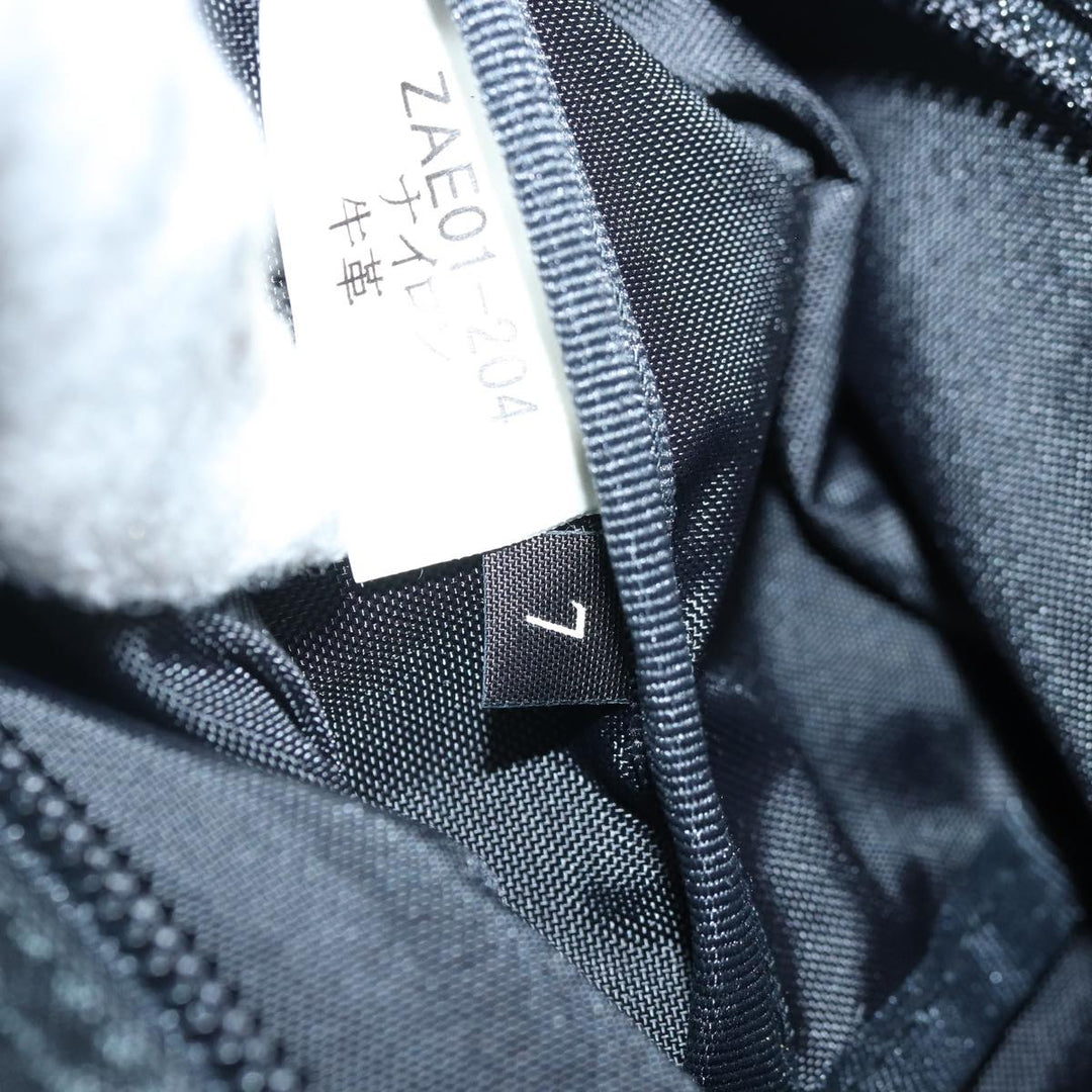 Top Quality Burberry Nova Check Blue Label Hand Bag Nylon Beige Silver Auth mr449