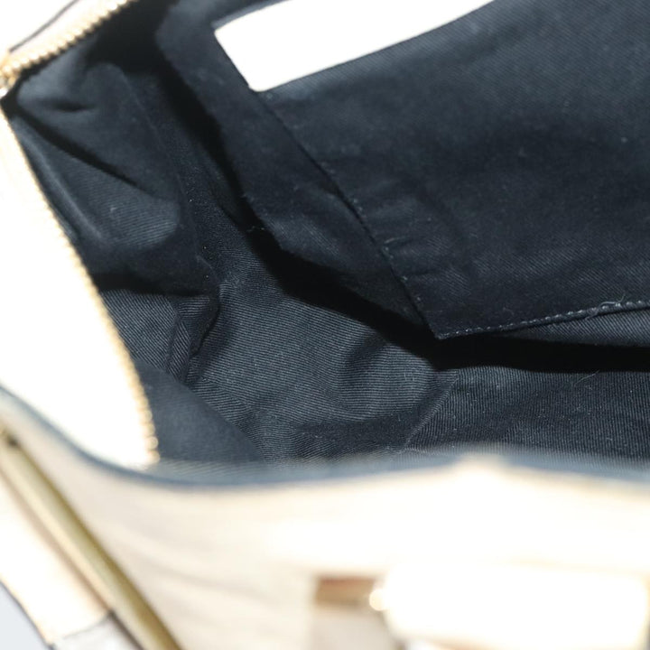 Chloe Etel Hand Bag Leather 2way Beige Gold mr500